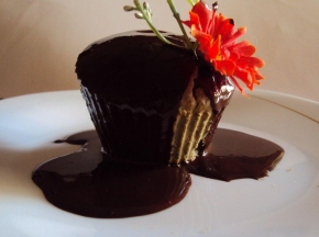 cupcake al cioccolato fondente